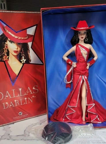 Dallas Darlin Barbie 2007 Convention Brunette LE Platinum Doll 655/850 NRFB RARE - Picture 2 of 9