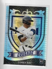 COREY RAY 2021 PANINI CHRONICLES CRUSADE HYPER PRIZM ROOKIE CARD #12  /299