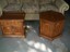 two merseman end tables vintage