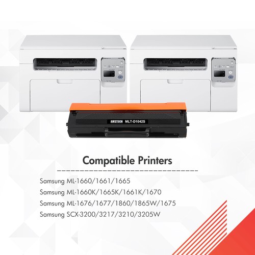 Black Toner Cartridge for Samsung ML1660 ML1670 ML1860 ML1865 SCX3200 MLT-D1042S - Picture 2 of 10