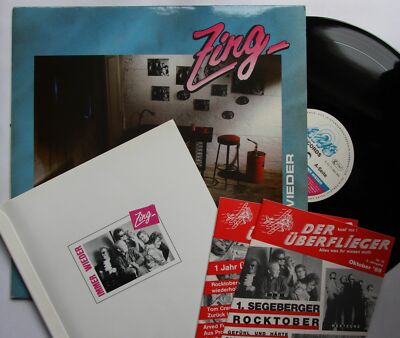 Zing Immer Wieder Rare 1989 LP + Presskit! German 80s Rock
