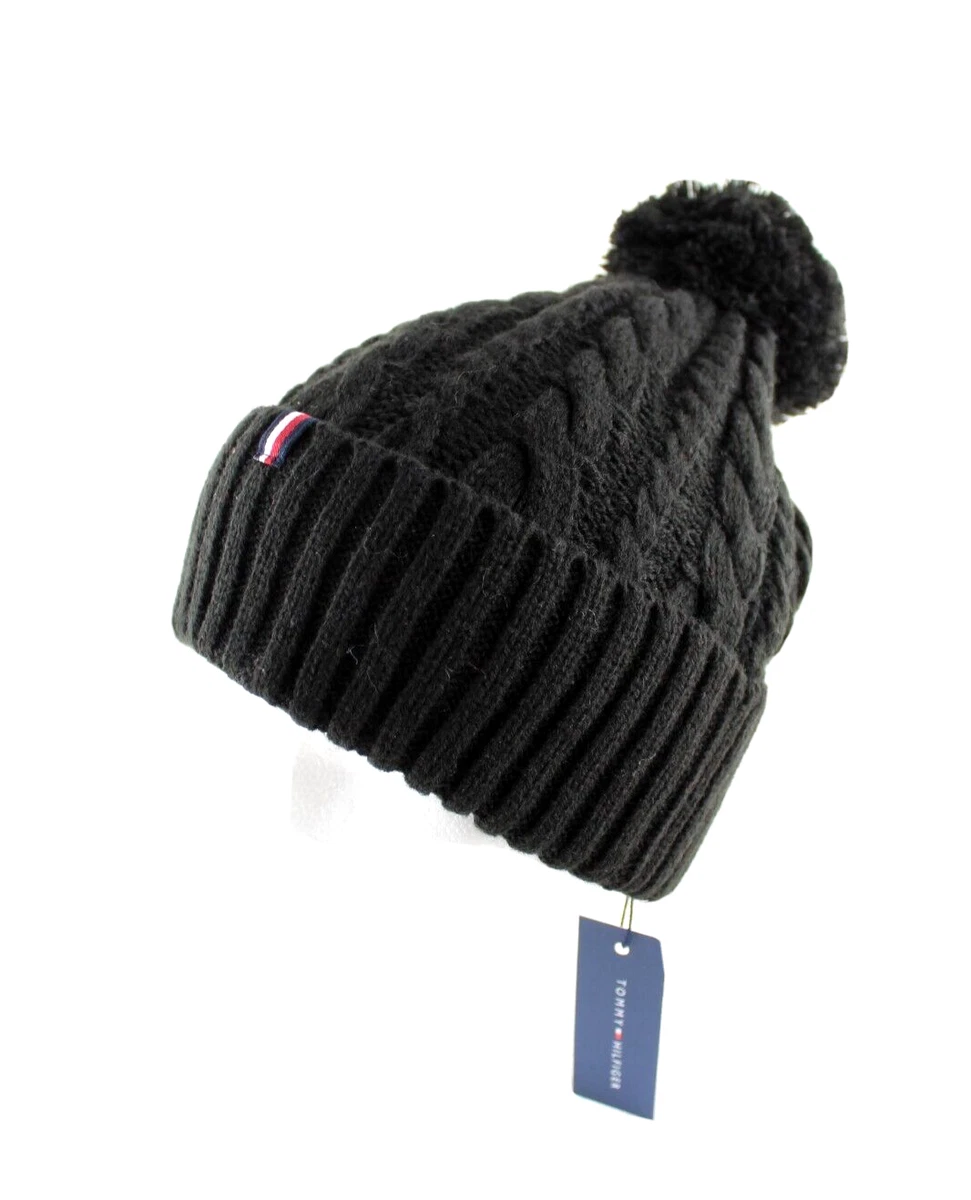 tommy badge chunky knit jumper