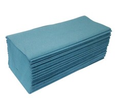 X-Large Blue Heavyweight Interleaved Paper Hand Towels Case of 3600 Washing Wipe