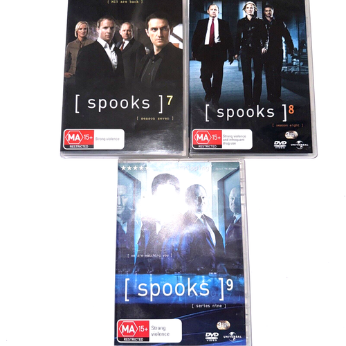 Spooks - Season 7, 8 & 9 (DVD) BBC - TV Show - Region 2 & 4 Like New Free Post - Picture 2 of 2