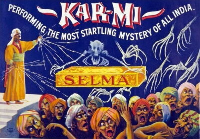 84353 Vintage 1898 Kar-Mi Magic Theatre Decor Wall Print Poster