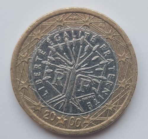 Moneta da 1 euro Francia 2000 Liberte Egalite Fraternite eventuale conio errato  - Foto 1 di 11