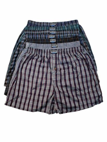 3 6 Pack Mens Premium Boxer Shorts Underwear Trunk Briefs Lot NEW Plaid Checker - Picture 6 of 6
