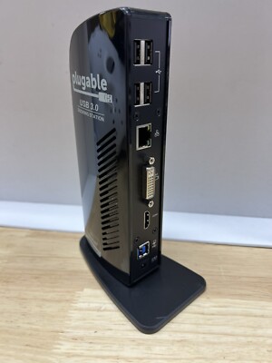 Plugable USB 3.0 Universal Laptop Docking Station Dual Monitor Windows UD-3900