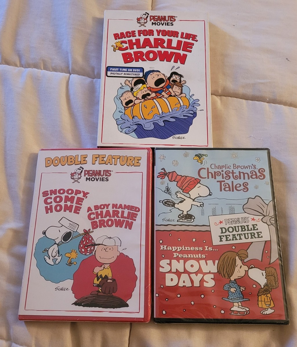 Peanuts Charlie Brown Holiday Lot 3 DVD Come Home Snoopy Christmas