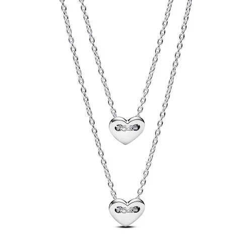 PANDORA Für immer & Ewig Teilbare Herz Collier-Halsketten 393207C00 - Bild 2 von 3