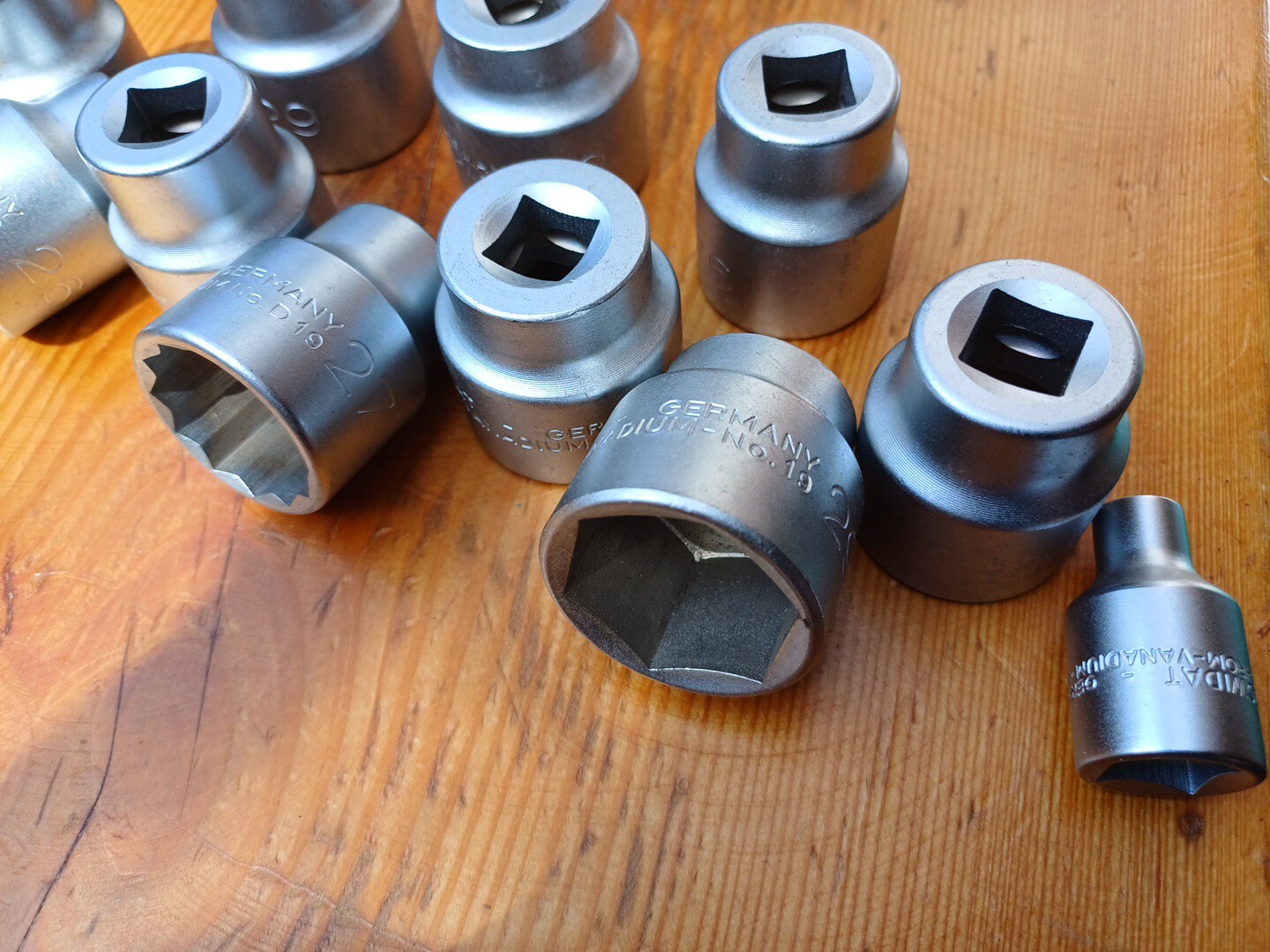 3/4" Stecknuss Einsatz 38 Mm SW – 6-Punkt, Cr-V Stahl | Für Knarre/Ratsche, Länge Ca. 50–78 Mm