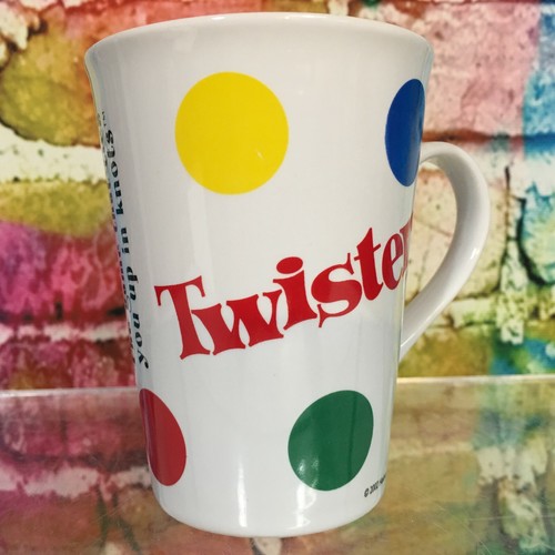 TWISTER Coffee Mug Cup "The Game That Ties You Up In Knots" Tornado Board Game - Picture 12 of 12