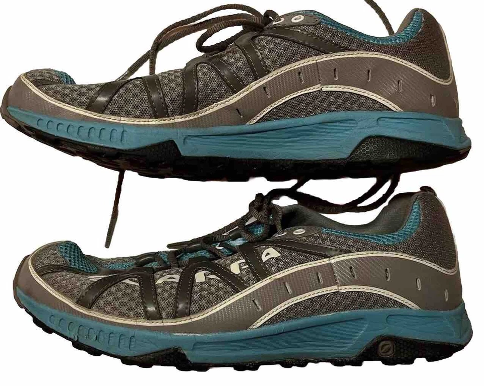 Zapatos de senderismo Scarpa para mujer gris turquesa con cordones bajos EE. UU. 8 EUR 41 Foto 2 de 4