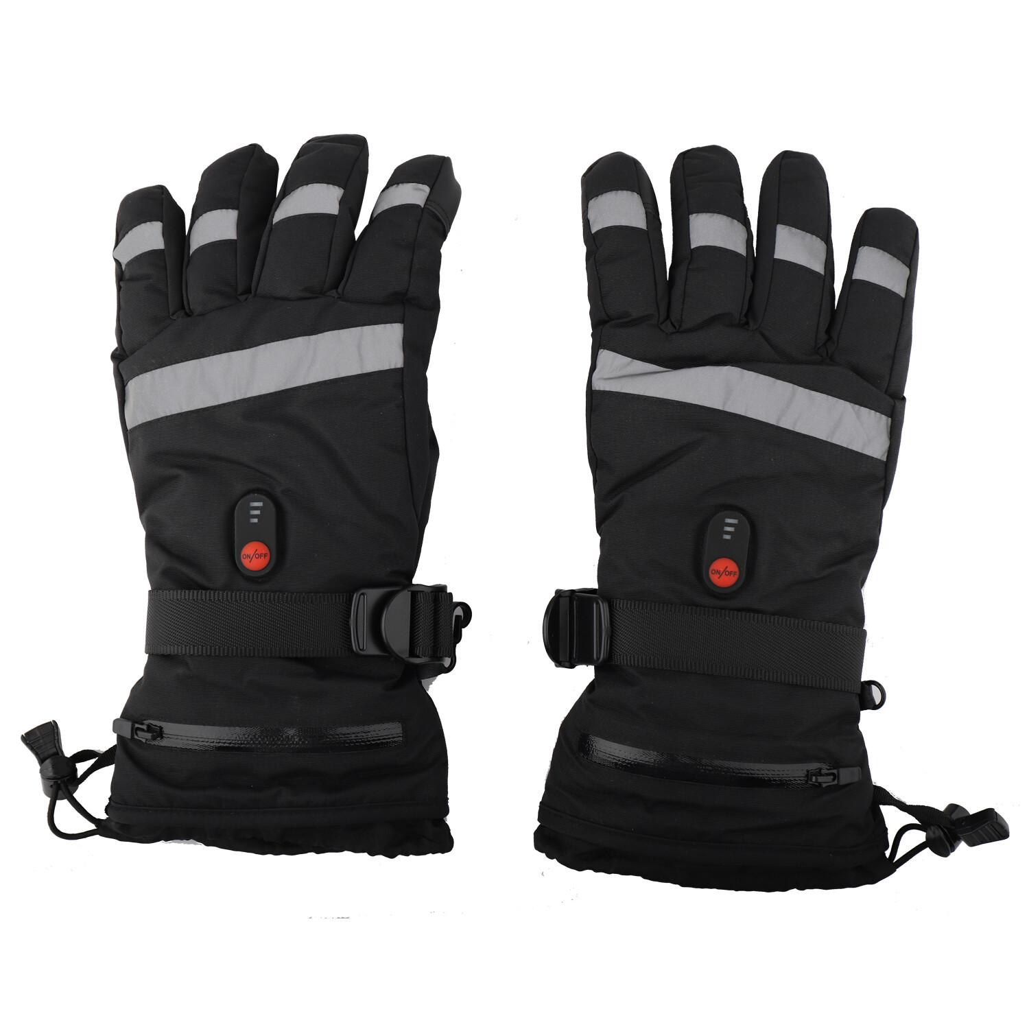 Electric Heated Gloves Battery Heat Hand Warm Windproof Thermal Gloves Winter