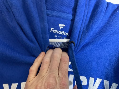Vintage XL KENTUCKY WILDCATS HOODIE Sweatshirt Basketball football - Picture 4 of 5