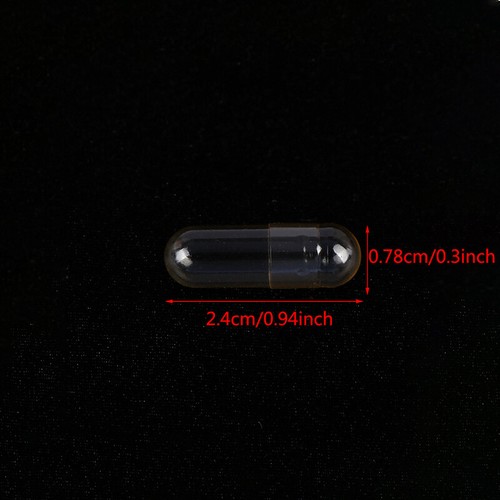 1000Pcs HPMC Plant Muslim Empty Capsule Medicine Capsule 00# Transparent Pil ❤OF - Bild 3 von 12