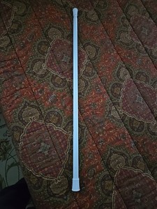 Lot Of 2! 42 - 75 in. Spring Tension Shower Curtain Rods, White, Adjustable