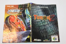 Turok 2 Spielanleitung Nintendo 64 N64  NUS-NT2P-NOE Deutsch Original Anleitung