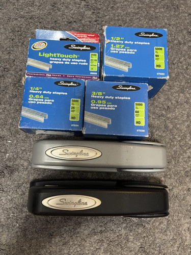 LOT Swingline 747 Stapler Staples Heavy Duty Staples 79392 79394 79398 90009 - Picture 1 of 8
