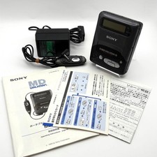 Sony MZ R2 Portable Minidisc Recorder Powers ...