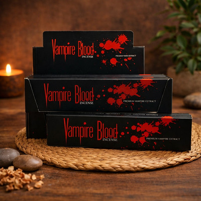 Incense Sticks Vampire Blood 4 Pack 60 Sticks 15g Each Aromatic