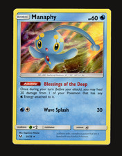 Pokemon TCG Manaphy Shining Legends 25 Holo VLP Card