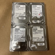 LOT Of (4) Toshiba DT01ACA100 1TB 7200RPM 3.5in SATA Hard Drive Tested Good
