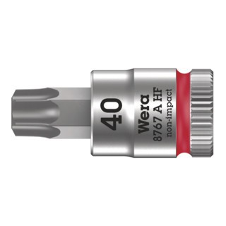 "Wera 8767 A Hf Tx Zyklop Bitnuss Mit 1/4\"-Antrieb Mit Haltefunktion Tx 40 X 28"-image