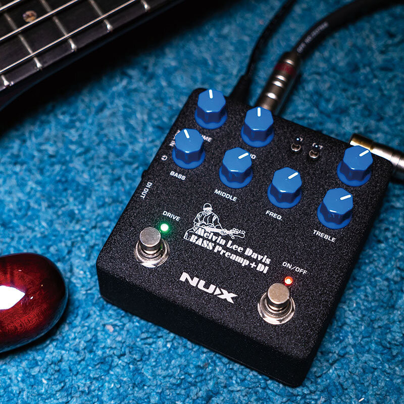 NUX MLD Bass Preamp DI - Melvin Lee Davis, Versatile Bass