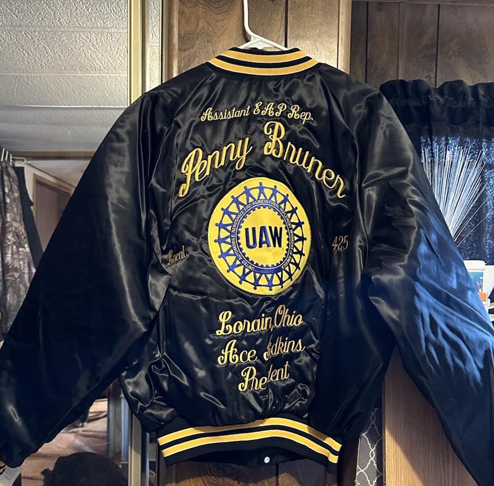 Ford Lorain Assembly Plant UAW Bomber Jacket Satin OBO | eBay