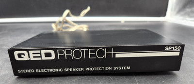 QED Protech Speaker Protection System SP-150 1980s-1990s Black Used !!