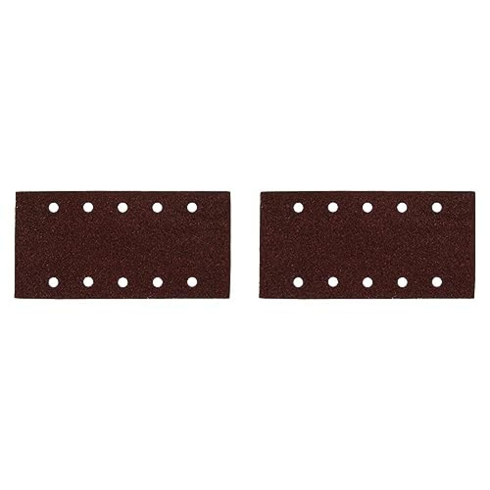 Set 10 Fogli Abrasivi Makita P-42874 per BO4566 - Grana 100 100x240mm