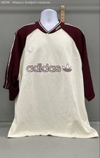 Adidas Men's Adicolor Heritage Now Premium Jersey Maroon Cream Trefoil 2XL NWT