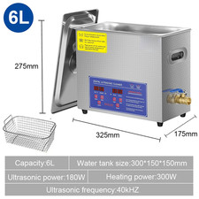 1.3L 2L 3L 6L 10L 15L 22L 30L Ultrasonic Cleaner with Heated Portable Lave-Dishe