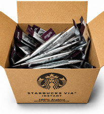 50ct Starbucks Via Instant Italian Roast Dark Coffee Microground Single Serve