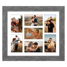 13.5X15.5 Picture Frames Collage with 7 Openings 4X6 Pictures, Multi Photo Fr...
