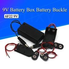5/10pcs x PP3 9V T Style Battery Snap Clip Connector Cable Lead 100mm 9 Volt Uk.