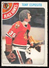 1978-79 O-Pee-Chee #250 Tony Esposito Chicago Blackhawks NR-MINT HOF PACK FRESH!