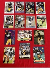 Pittsburgh Steelers Football Card Lot 155 Cards Terry Bradshaw Franco Harris HOF
