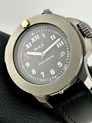 ENNEBI FONDALE DECIMA MAS XZ221-001 AUTO TITANIUM 47MM RARE EARLY PRODUCTION