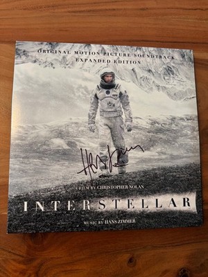Hans Zimmer SIGNED Interstellar Vinyl LP Soundtrack Autograph IN PERSON PROOF