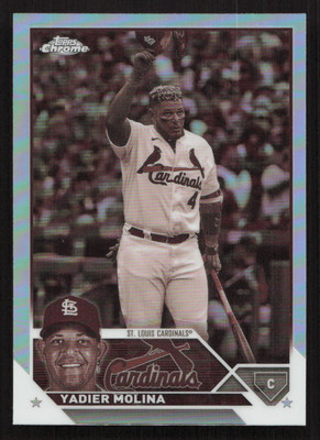 2023 Topps Chrome Yadier Molina Sepia Refractor #14 Card