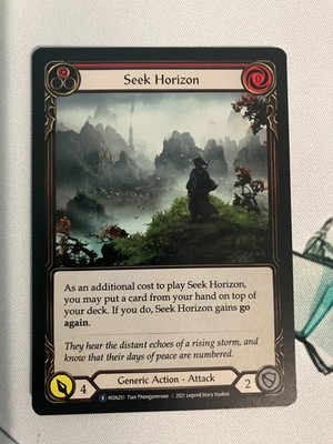 Seek Horizon (Red) MON251 R Unlimited Edition Foil | Monarch NM