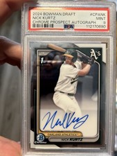 2024 Bowman Draft - Chrome Prospect Autographs Nick Kurtz #CPA-NK 