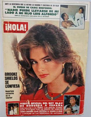 Brooke Shields - Very rare newspaper from Spain 1984 (Full magazine )