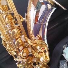 Tenor Saxophone T-W037 BB tone Brass nickel-plated silver engraved pattern