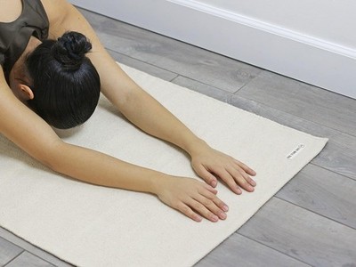 Handmade Organic Cotton Yoga Mat - Non-Toxic, Chemical-free and All Natural Clot