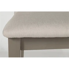 Bowery Hill Non-Swivel Counter Stool in Natural Distressed Gray