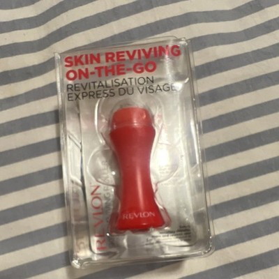 Revlon Skin Reviving Roller Red Rose Quartz Works with Serums & Creams