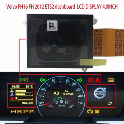 4'' LCD Display for   FH4 FH16 ETS2 FM FMX Euro 5 & 6 Instrument Cluster *vm